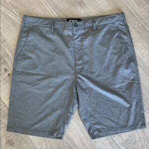 CSG by Champs Men's Gray Flat Front Shorts